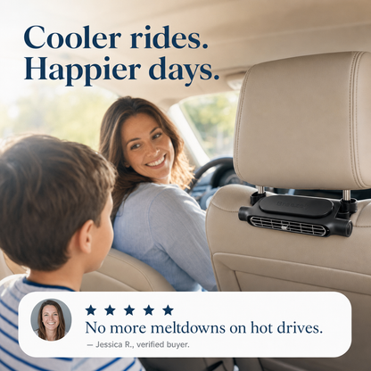 Breezely Backseat Headrest Fan