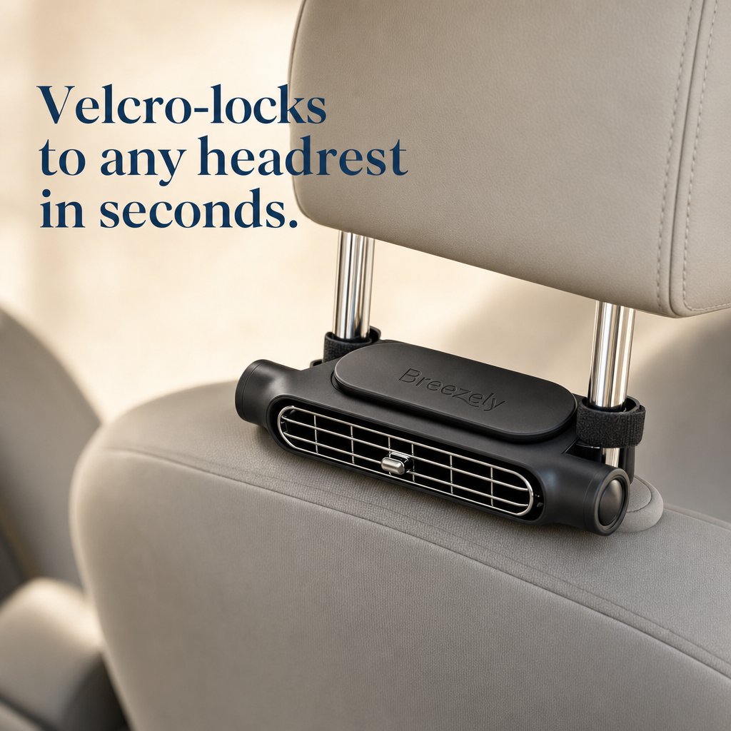 Breezely Backseat Headrest Fan